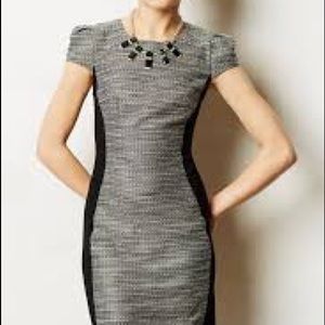 Moulinette Seours Gray & Black Career Dress